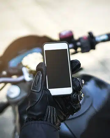 Support Smartphone moto BLH avec Chargeur Induction